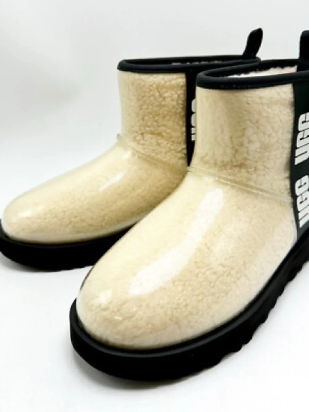 UGG Cream Shearling-Lined Boot Interior